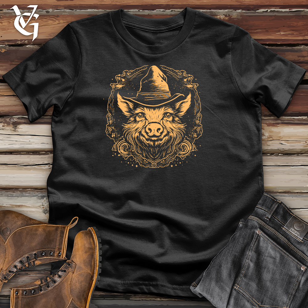 Viking Goods Boar Wizard Mystique Cotton Tee Black / L