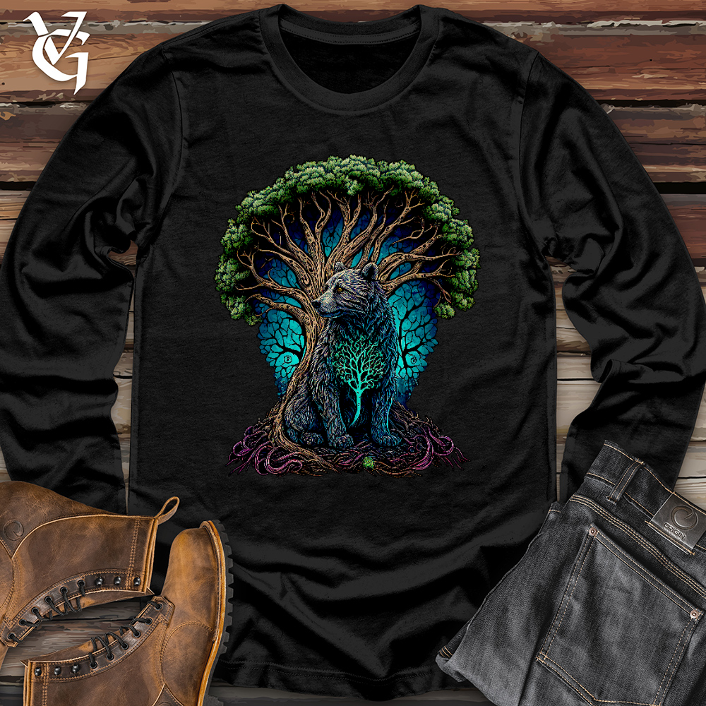 Viking Goods Celtic Bear Long Sleeve Black / L