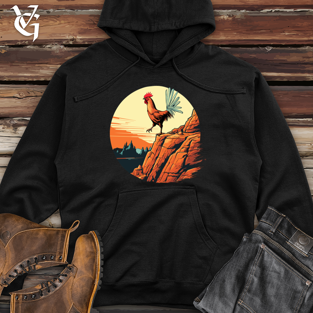 Viking Goods Chicken Cliffs Midweight Hooded Sweatshirt Black / L