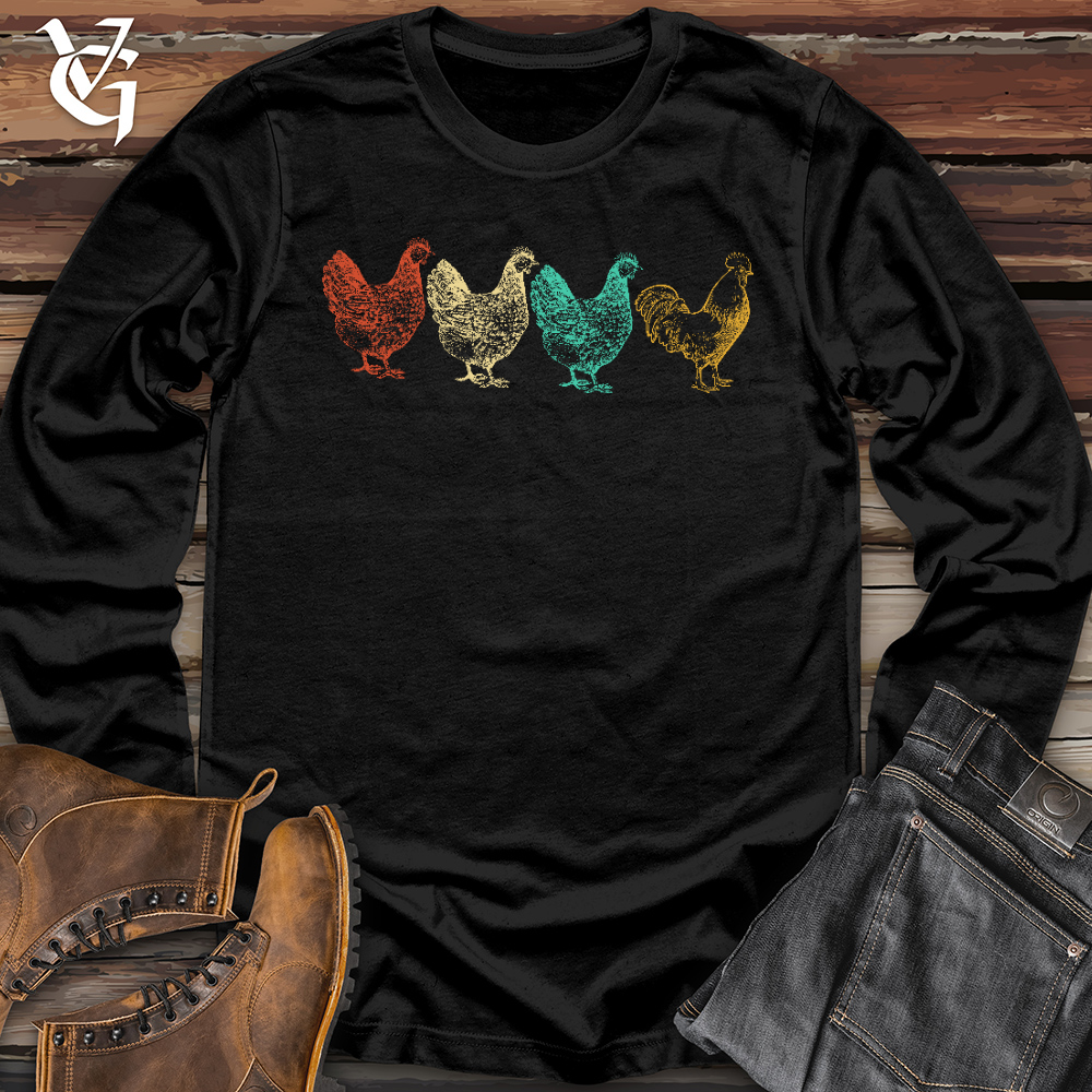 Viking Goods Chicken Scene Black / L