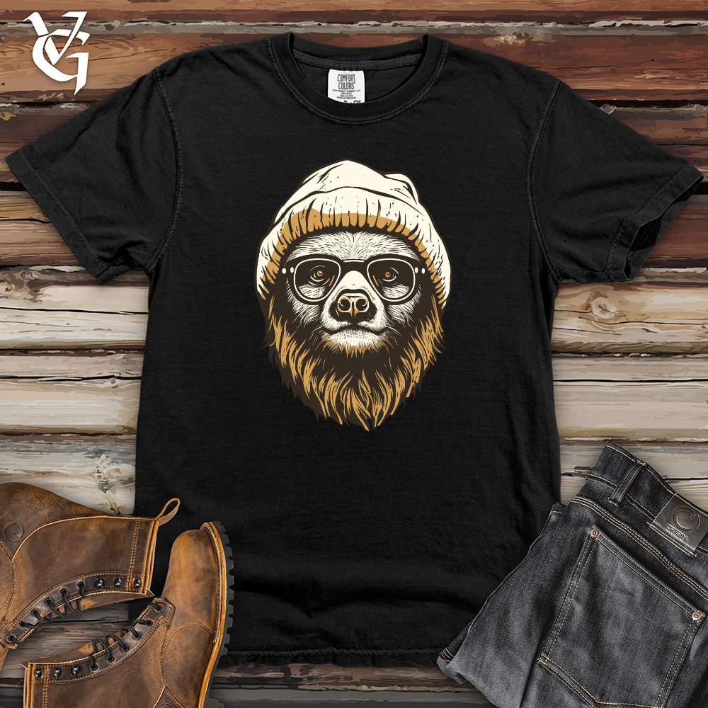 Viking Goods Chill Bean Sloth Heavy Cotton Comfort Colors Tee Black / L
