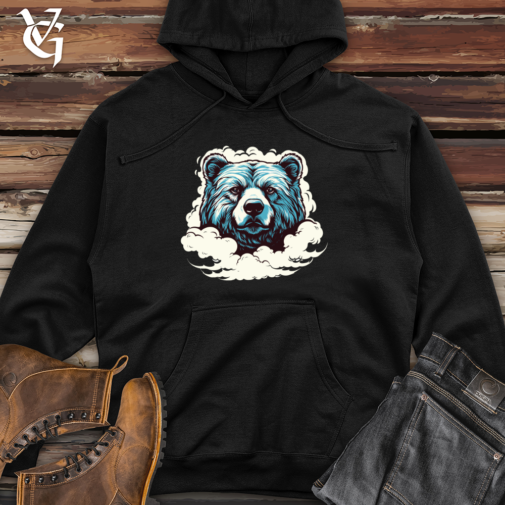 Viking Goods Clouded Grizzly Formation Midweight Hooded Sweatshirt Black / L