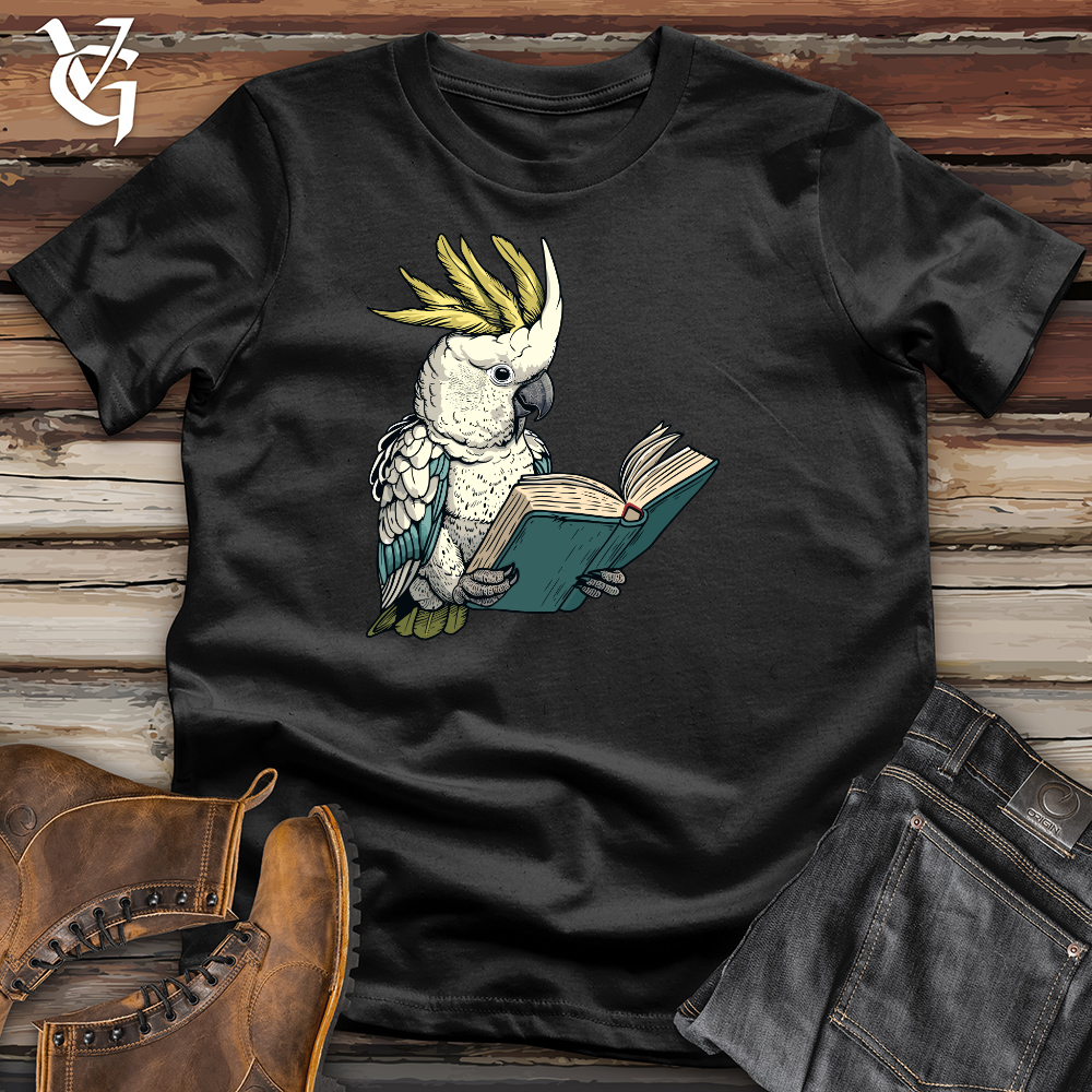 Viking Goods Cockatoo Bookworm Worm Cotton Tee Black / L