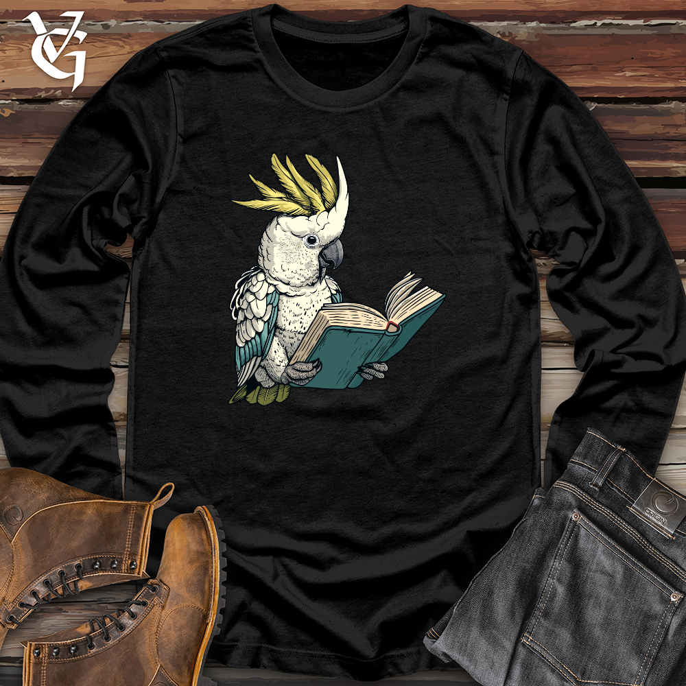 Viking Goods Cockatoo Bookworm Worm Long Sleeve Navy / L