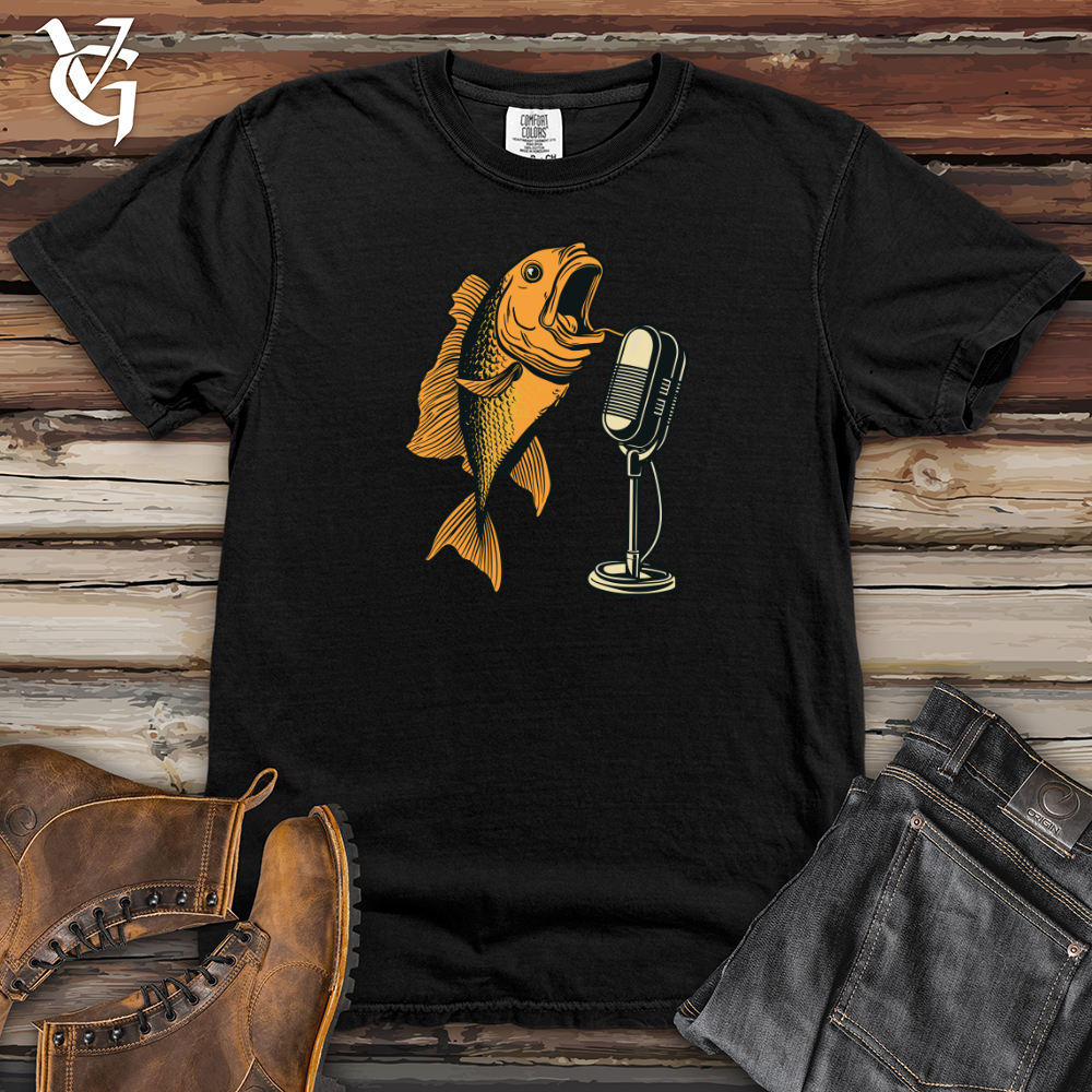 Viking Goods Comedic Fin Follies Heavy Cotton Comfort Colors Tee Black / L