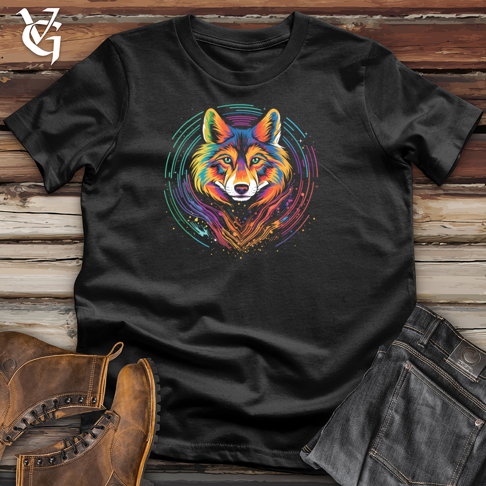 Viking Goods Cosmic Fox Vibrance Cotton Tee Black / L