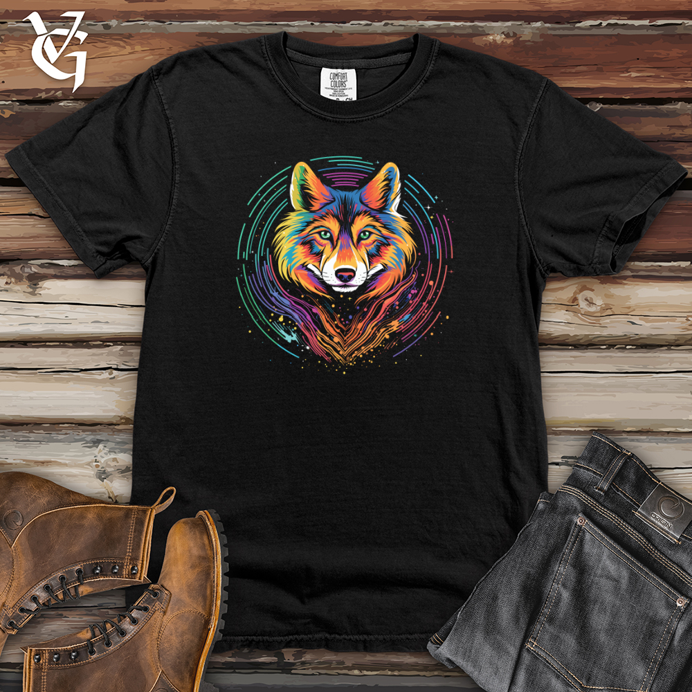 Viking Goods Cosmic Fox Vibrance Heavy Cotton Comfort Colors Tee Black / L