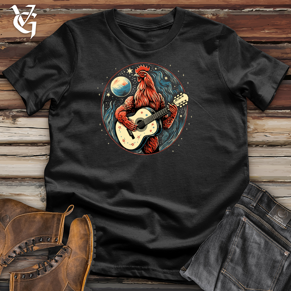 Viking Goods Cosmic Guitar Chicken Strum Cotton Tee Black / L