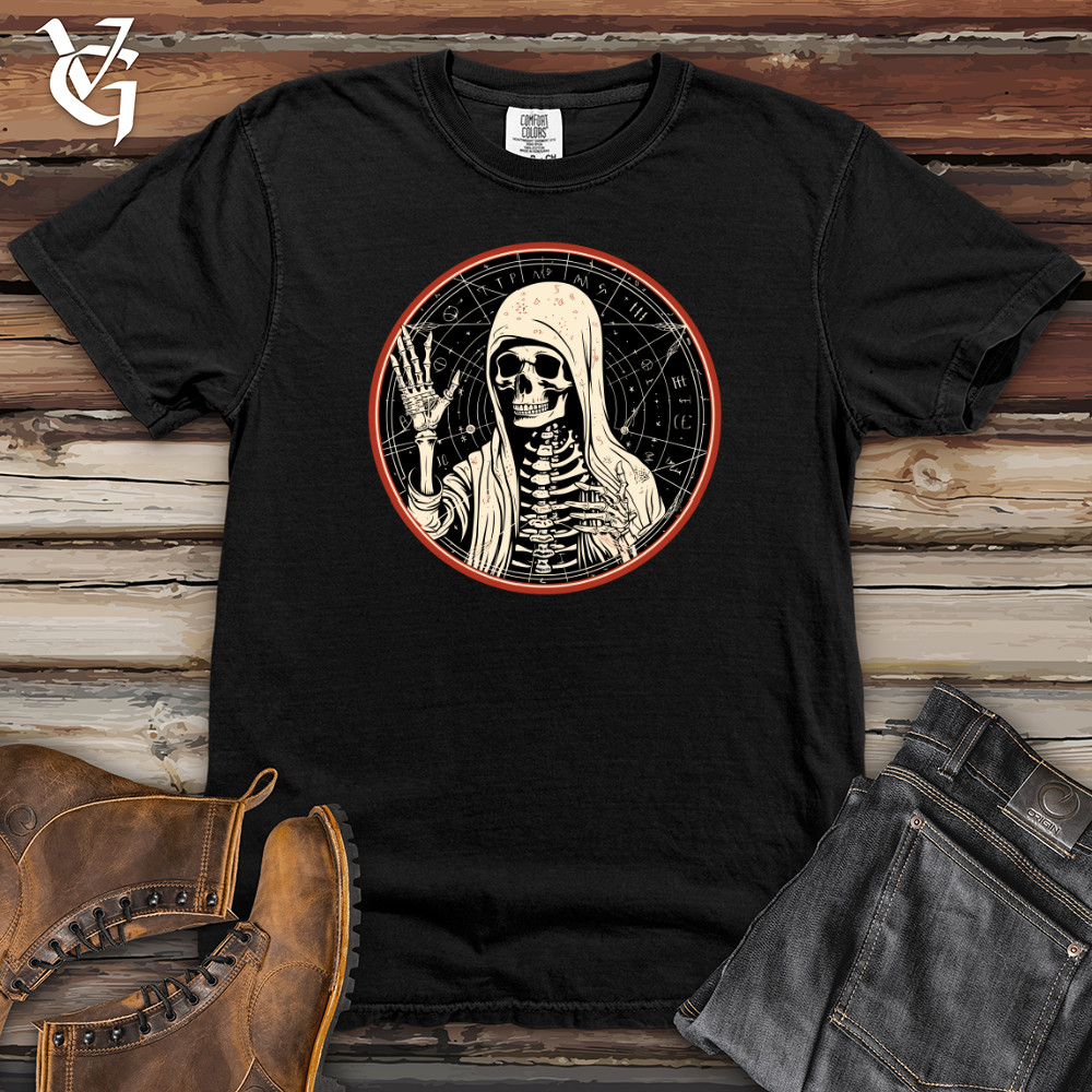 Viking Goods Cosmic Intelligence Skeleton Heavy Cotton Comfort Colors Tee Black / L