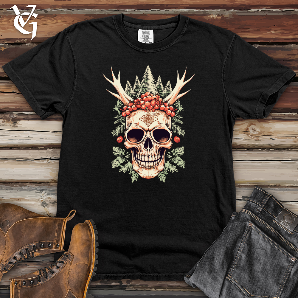 Viking Goods Cosmic Pineapple Reindeer Heavy Cotton Comfort Colors Tee Black / L