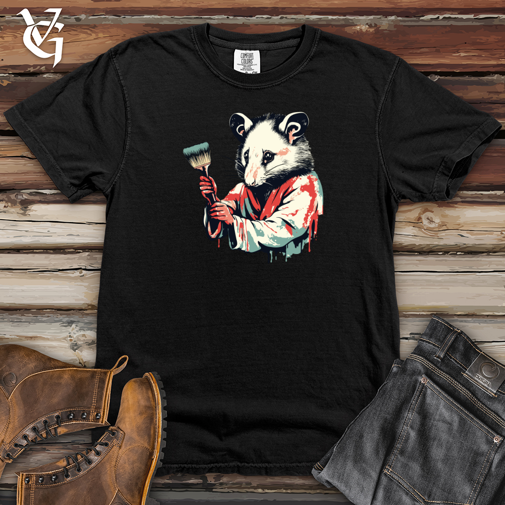 Viking Goods Creative Brushed Possum Heavy Cotton Comfort Colors Tee Black / L