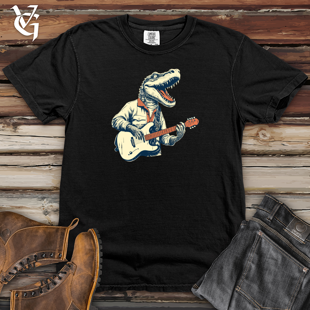 Viking Goods Crocodile Grooves Heavy Cotton Comfort Colors Tee Black / L