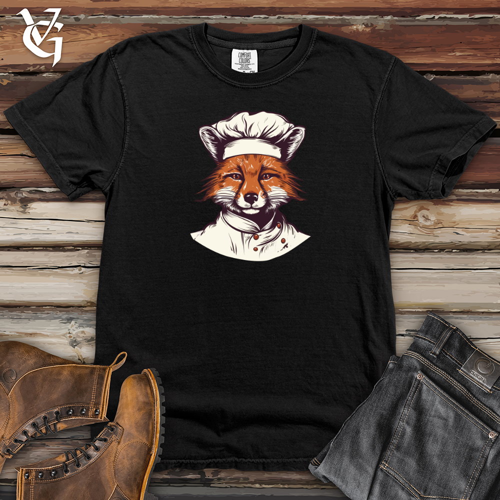 Viking Goods Culinary Whisked Fox Heavy Cotton Comfort Colors Tee Black / L