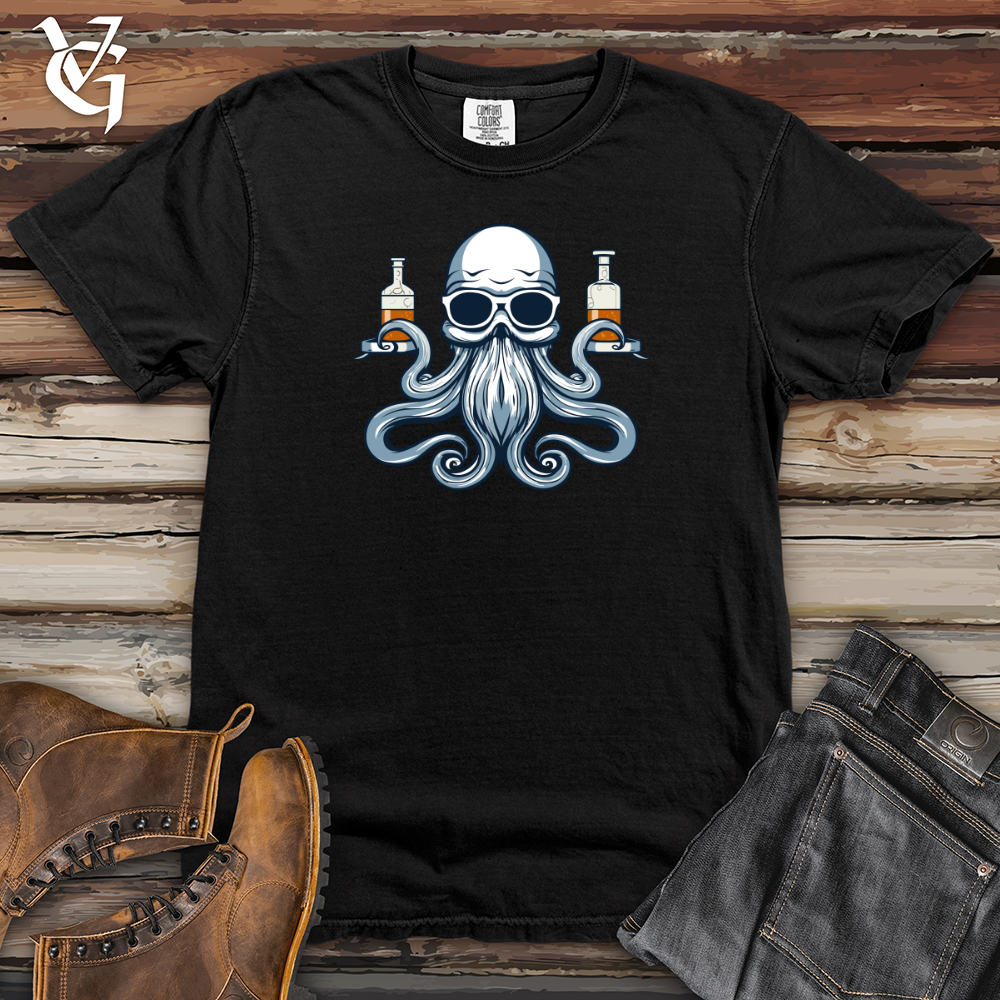 Viking Goods Curious Cephalopod Researcher Heavy Cotton Comfort Colors Tee Black / L