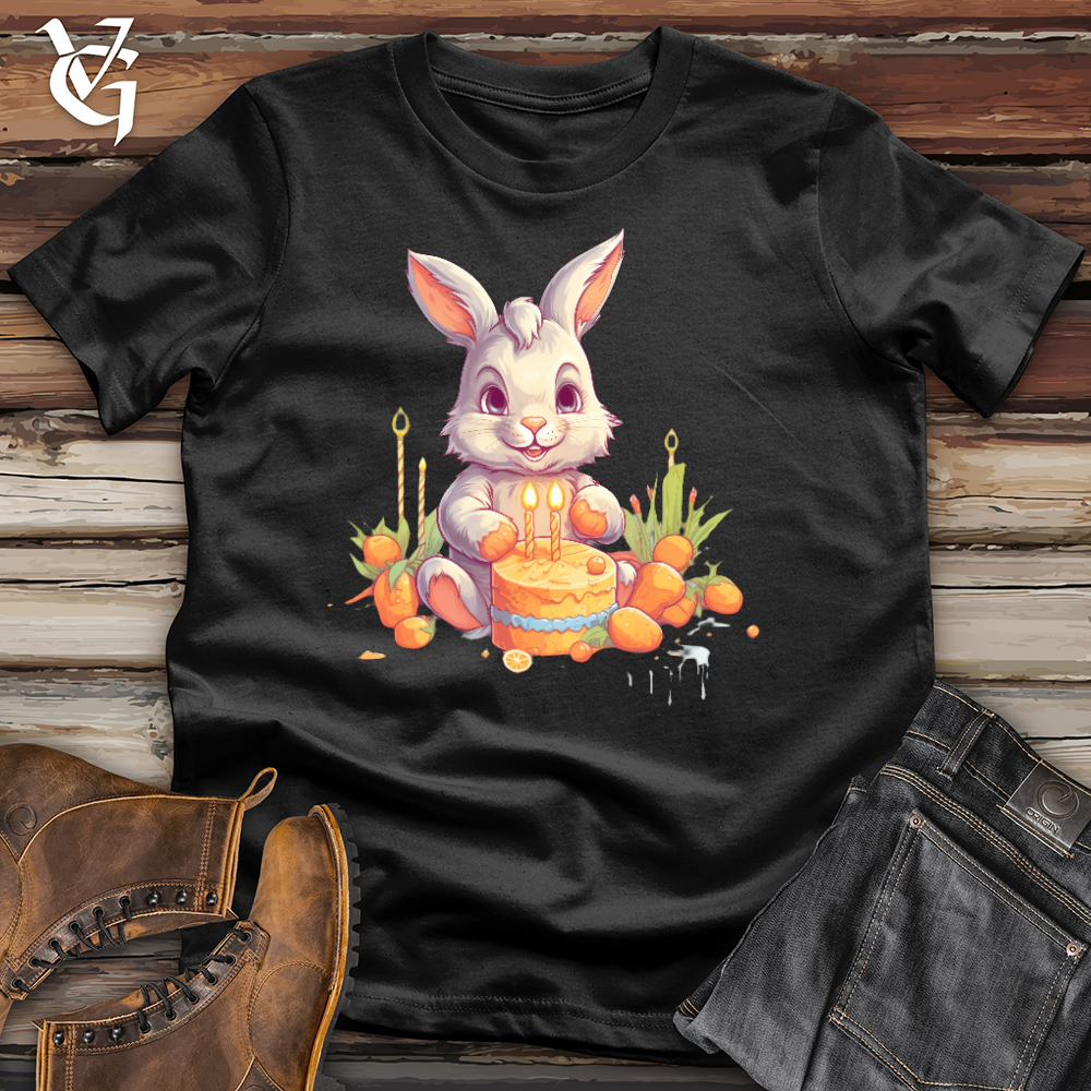 Viking Goods Cute Bunny Treat Cotton Tee Black / L