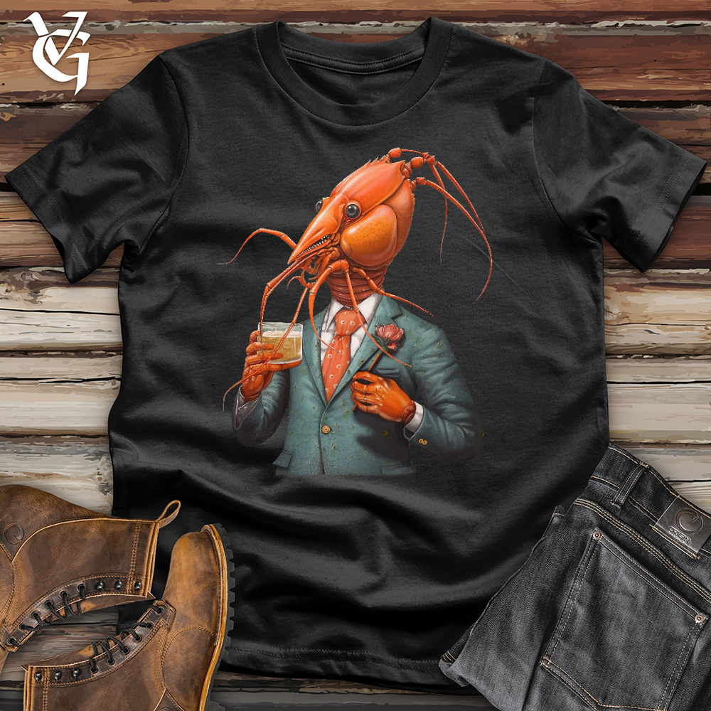 Viking Goods Dapper Shrimp Cotton Tee Black / L