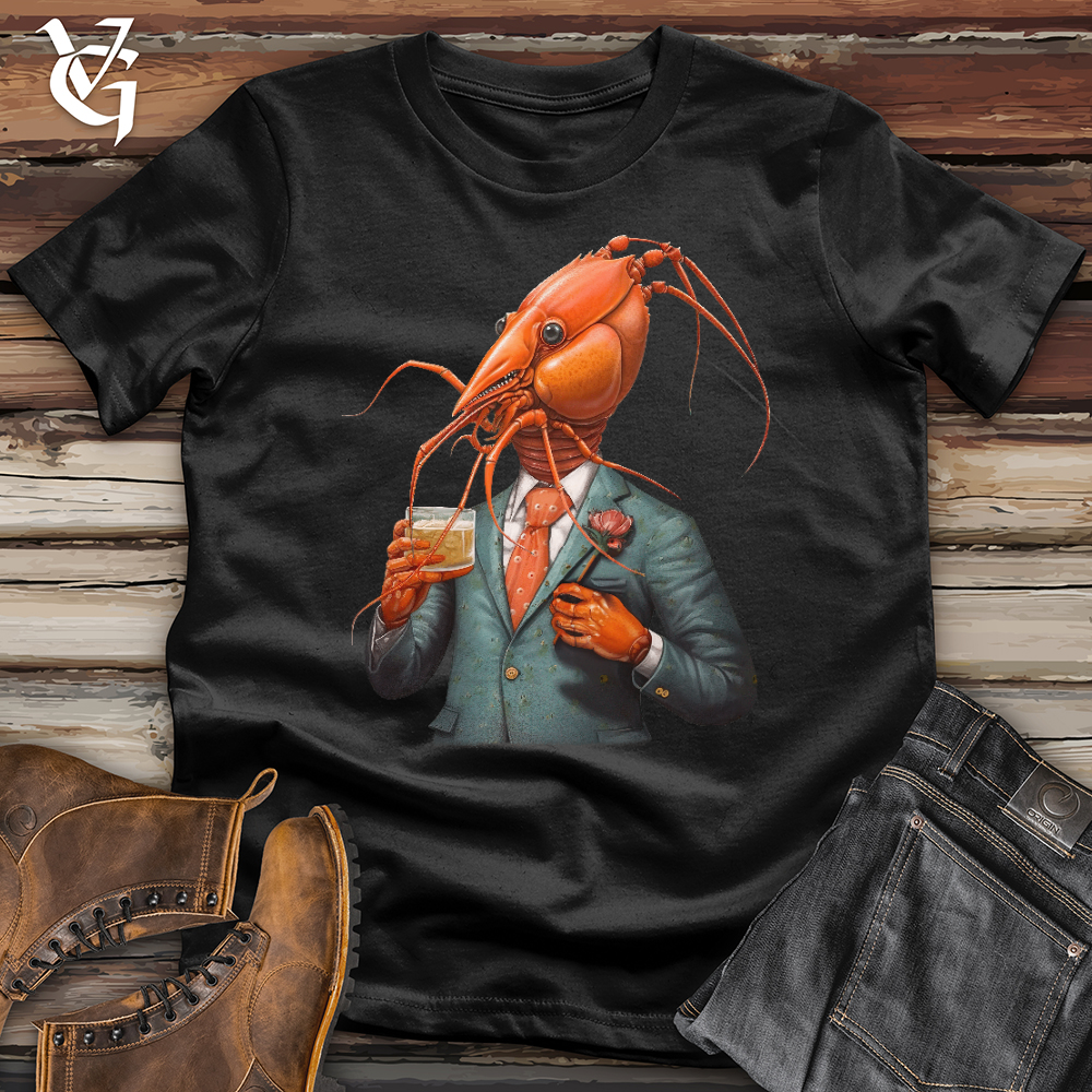 Viking Goods Dapper Shrimp Softstyle Tee Black / L