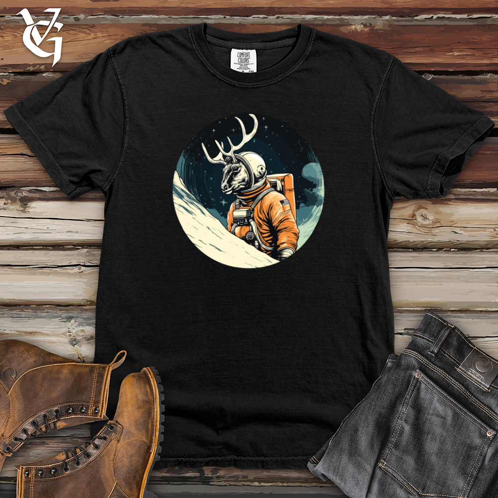 Viking Goods Deer Astronaut Adventure Heavy Cotton Comfort Colors Tee Black / L