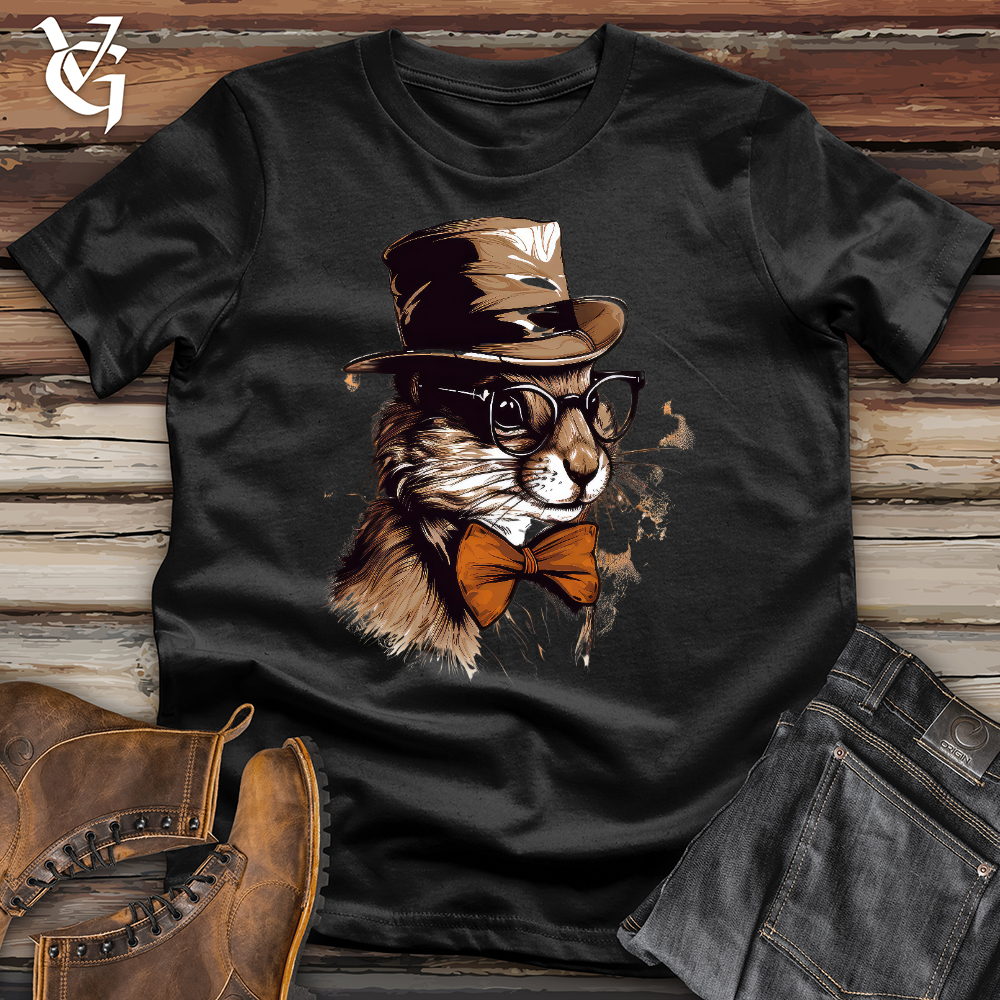 Viking Goods Dignified Squirrel Softstyle Tee Black / L