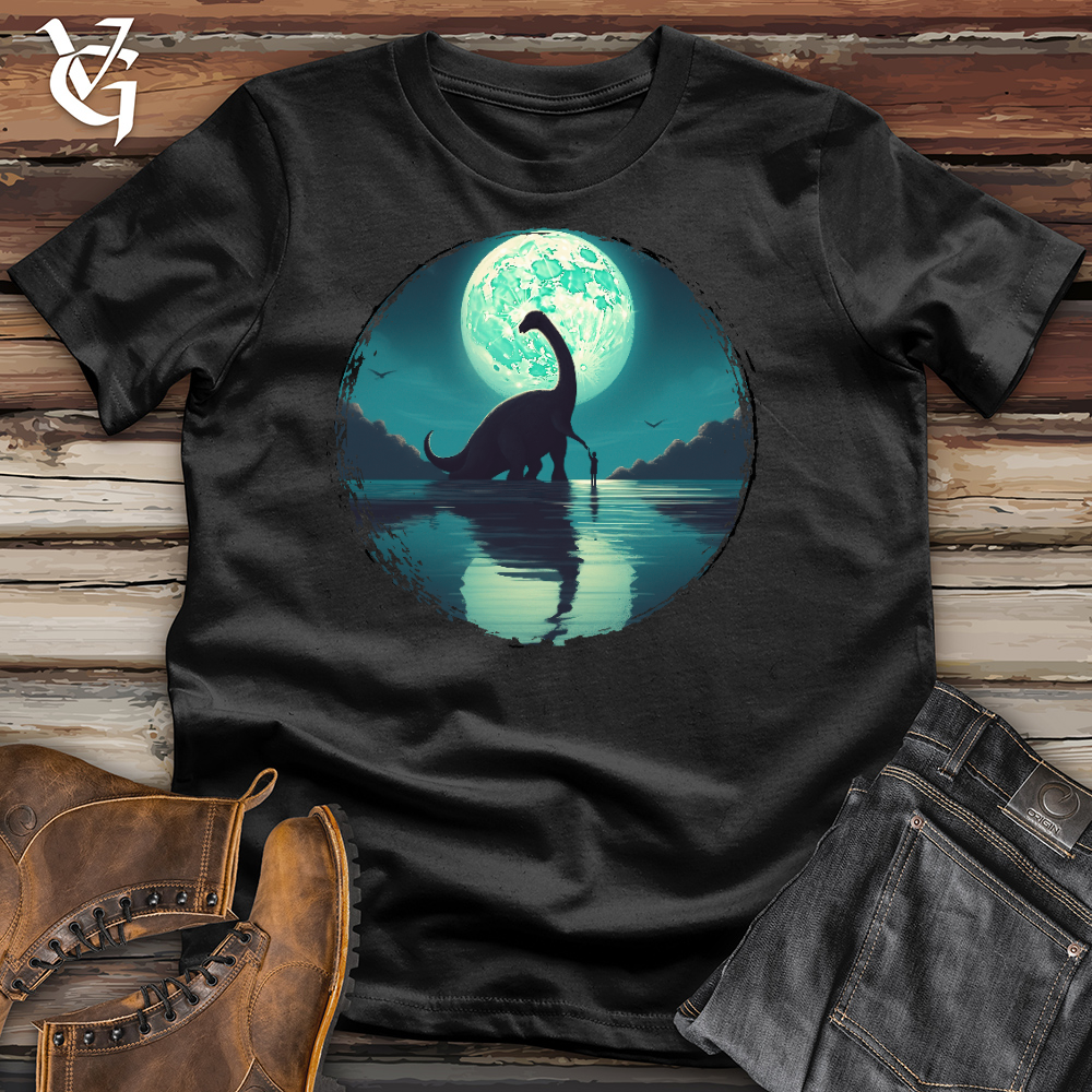 Viking Goods Dino Under The Moon Cotton Tee Black / L