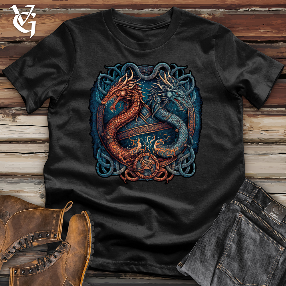Viking Goods Double Trouble Dragon Softstyle Tee Black / L