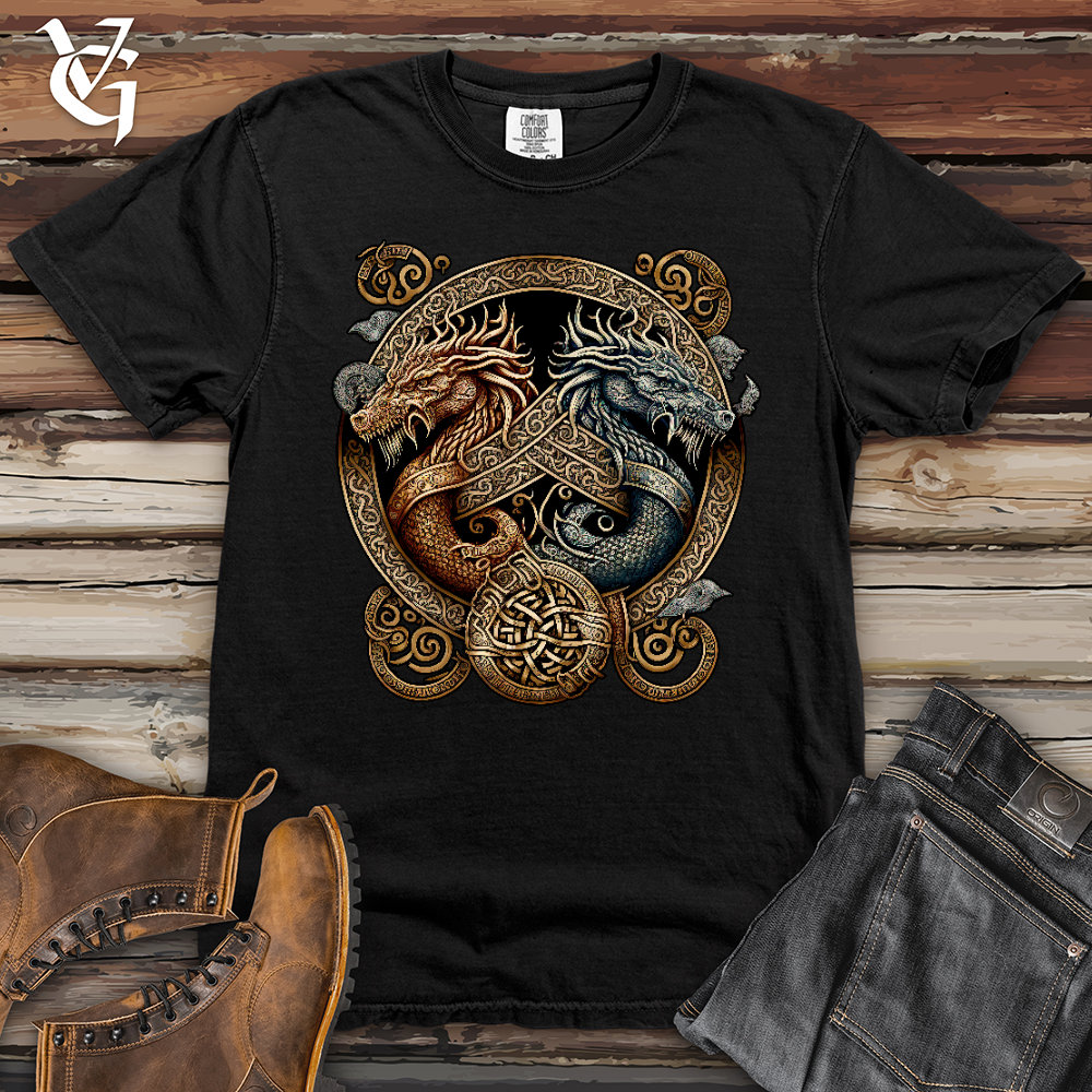 Viking Goods Dragon Dreams Heavy Cotton Comfort Colors Tee Black / L