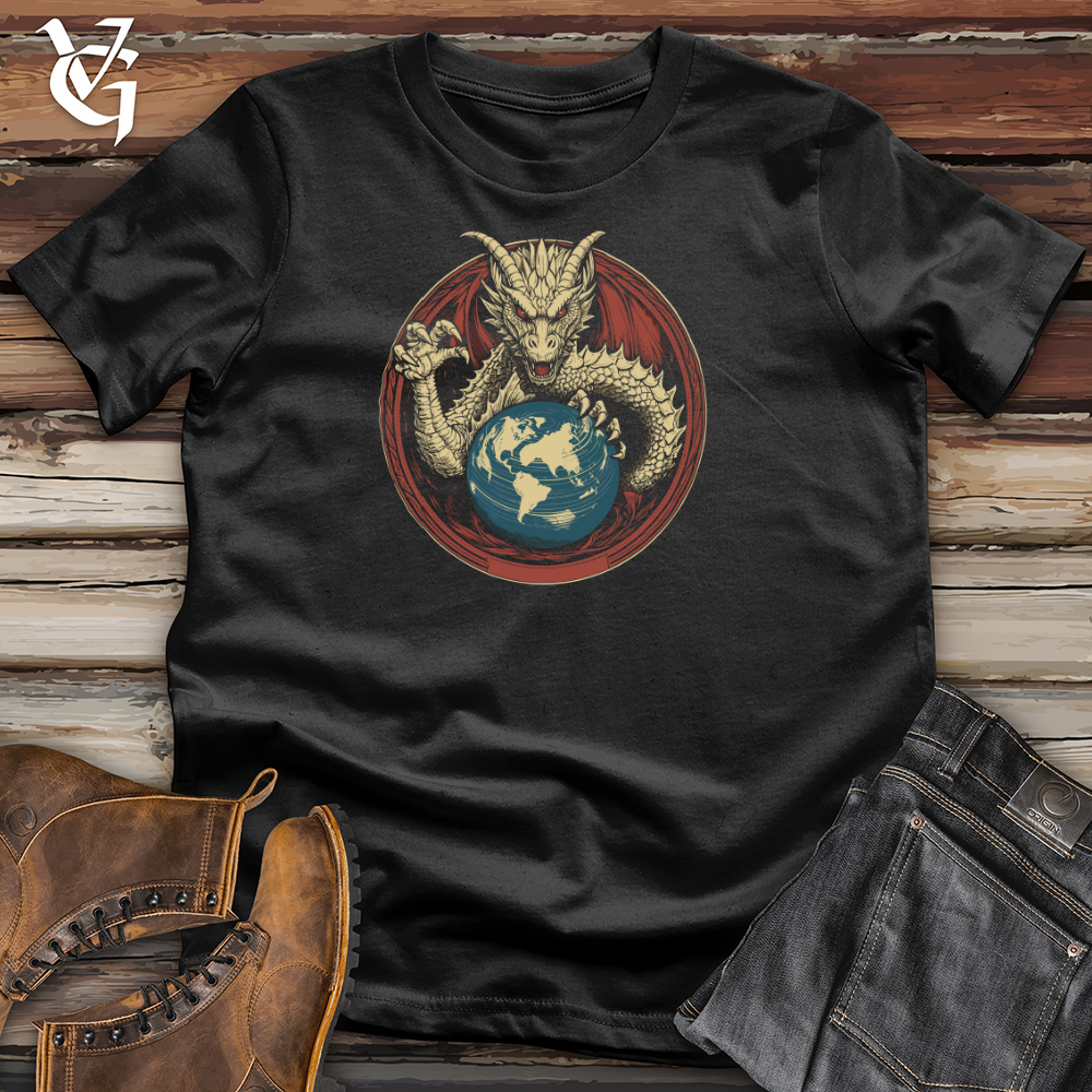 Viking Goods Dragon World Guardian Cotton Tee Black / L