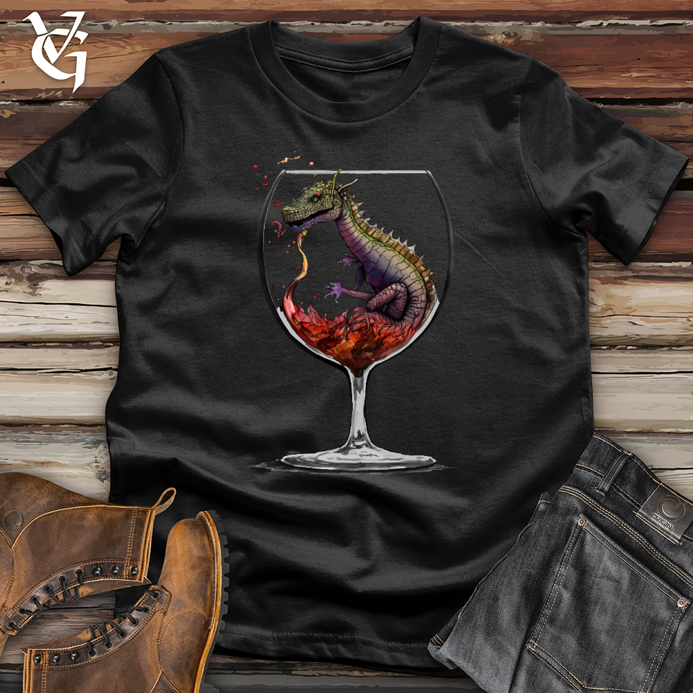 Viking Goods Dragons Drink Softstyle Tee Black / L