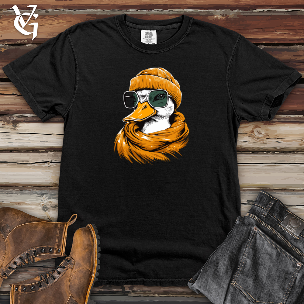 Viking Goods Duck Beanie Bliss Heavy Cotton Comfort Colors Tee Black / L