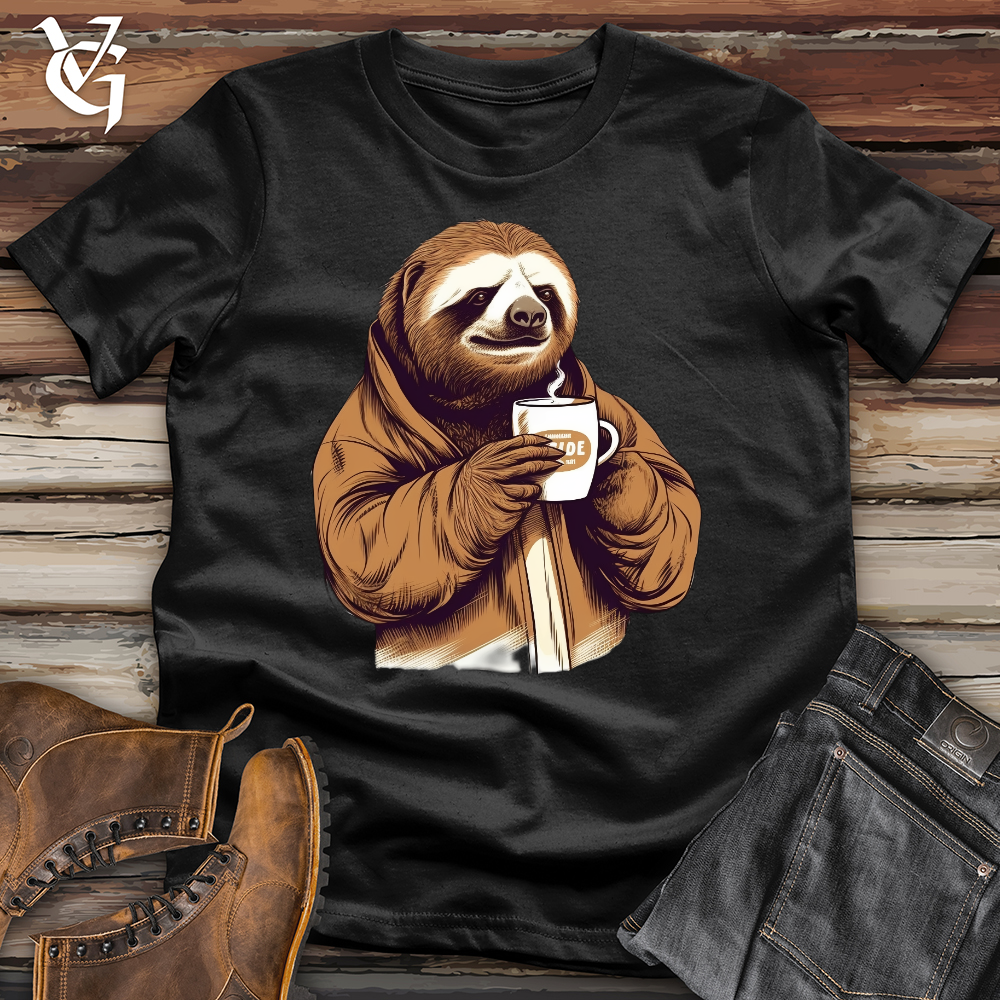 Viking Goods Dude Sloth Softstyle Tee Black / L