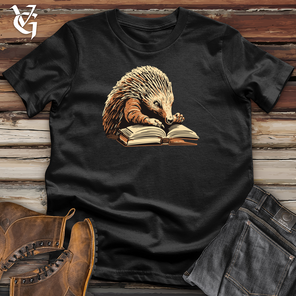 Viking Goods Echidna Book Nook Softstyle Tee Black / L