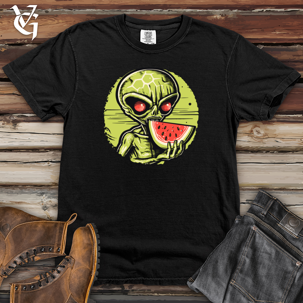 Viking Goods Extraterrestrial Melon Munch Heavy Cotton Comfort Colors Tee Black / L