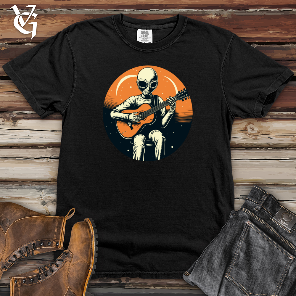 Viking Goods Extraterrestrial Strings Heavy Cotton Comfort Colors Tee Black / L