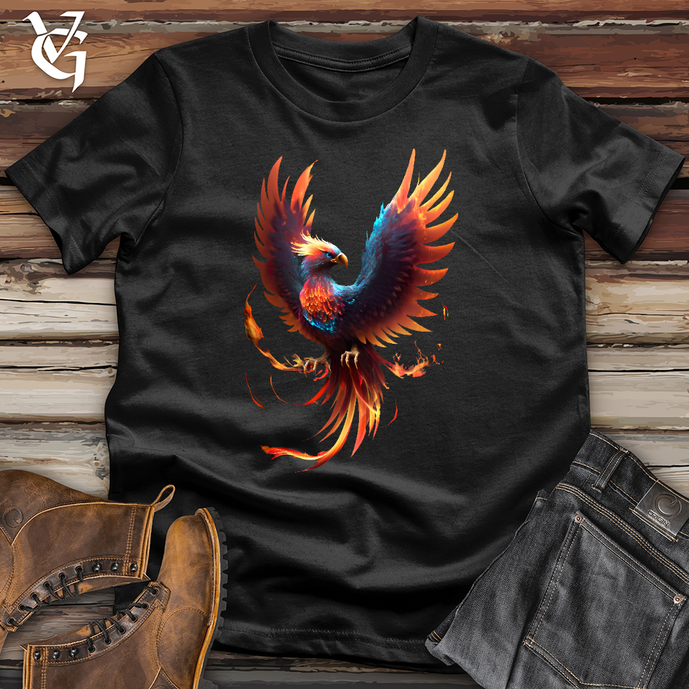Viking Goods Fire Bird Softstyle Tee Black / L