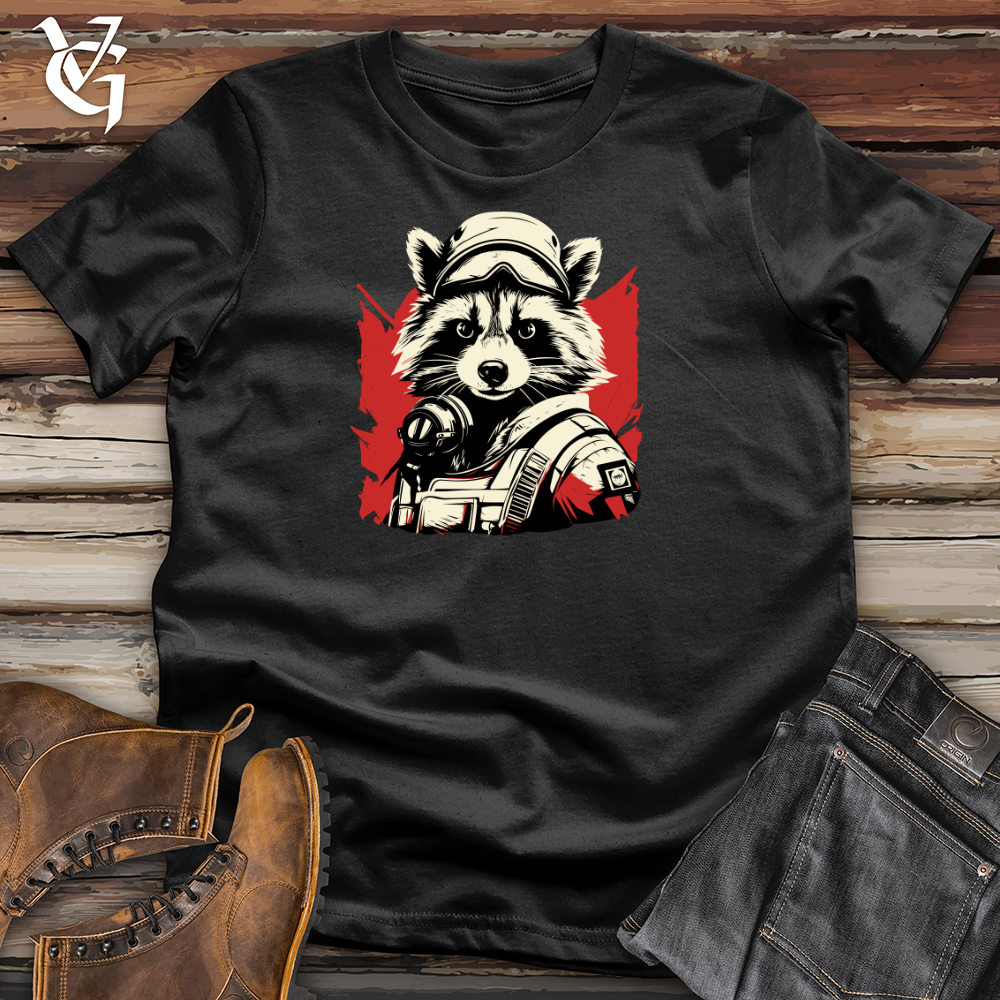 Viking Goods First Responder Raccoon Alert Cotton Tee Black / L