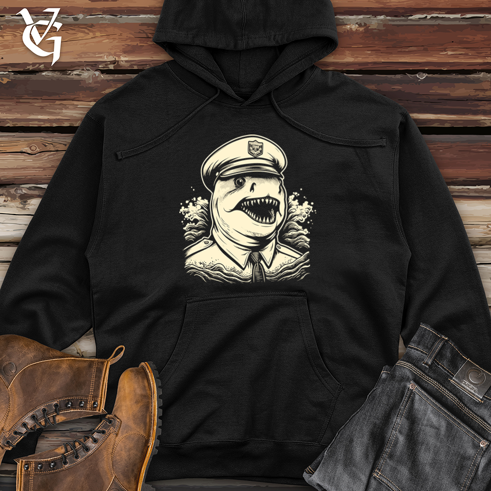 Viking Goods First Responder Shark Alert Midweight Hooded Sweatshirt Black / L