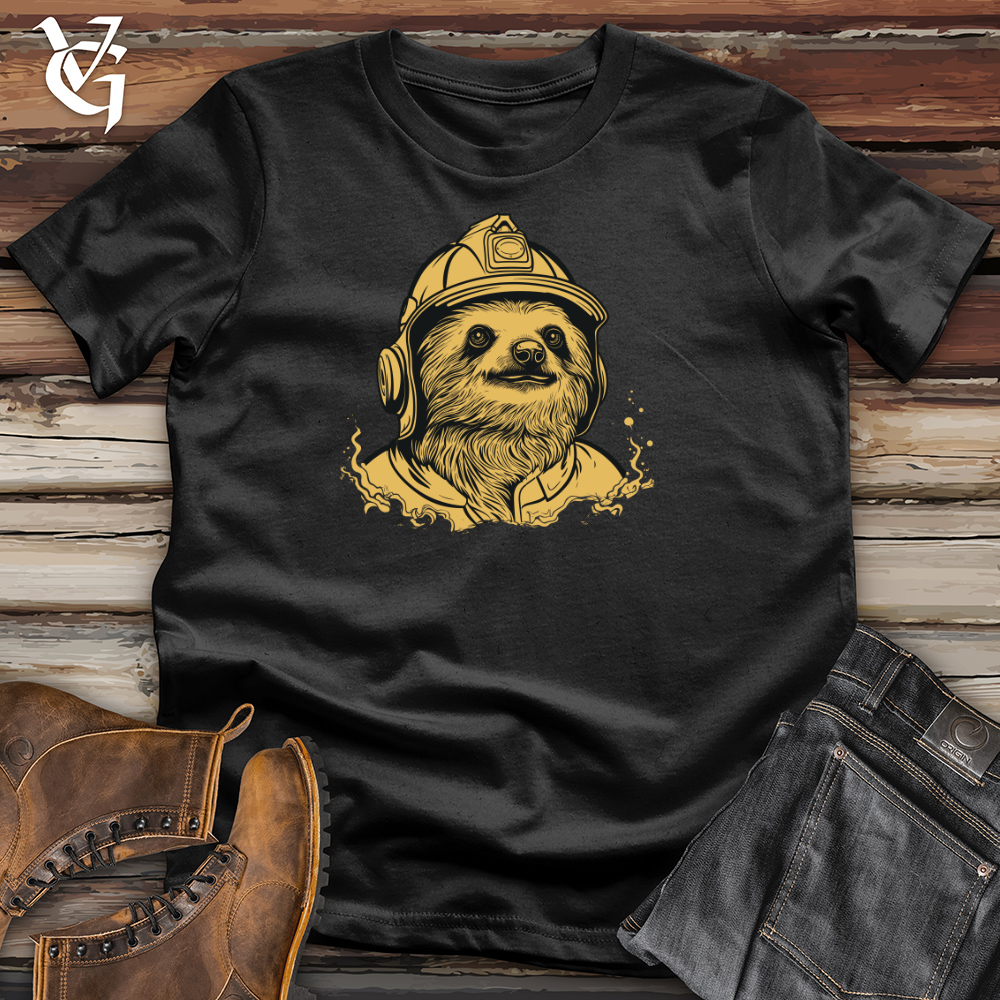 Viking Goods First Responder Sloth Rescue Cotton Tee Black / L