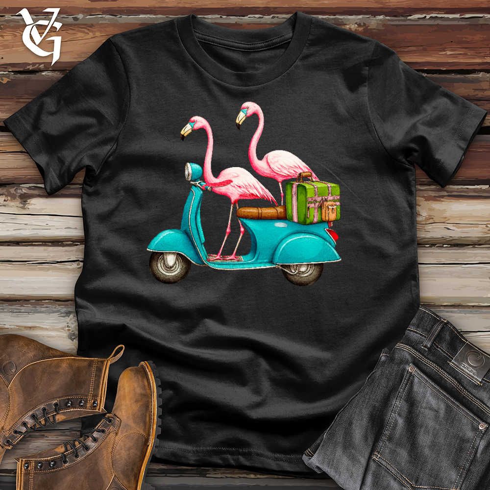 Viking Goods Flamingo Scoot Cotton Tee Black / L