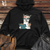 Viking Goods Floral Wedding Director Midweight Hooded Sweatshirt Black / L