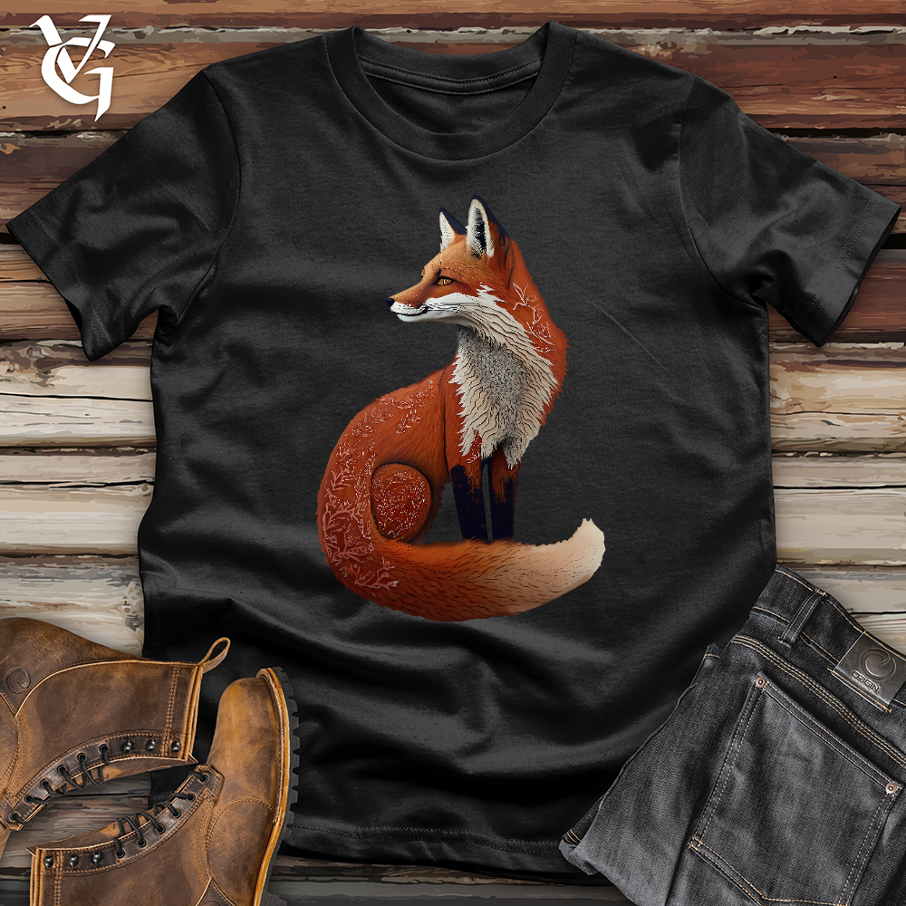 Viking Goods Forest Fox Softstyle Tee Black / L