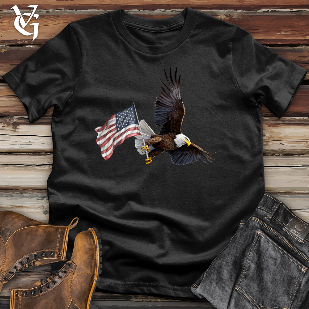 Viking Goods Freedom Eagle Softstyle Tee Black / L
