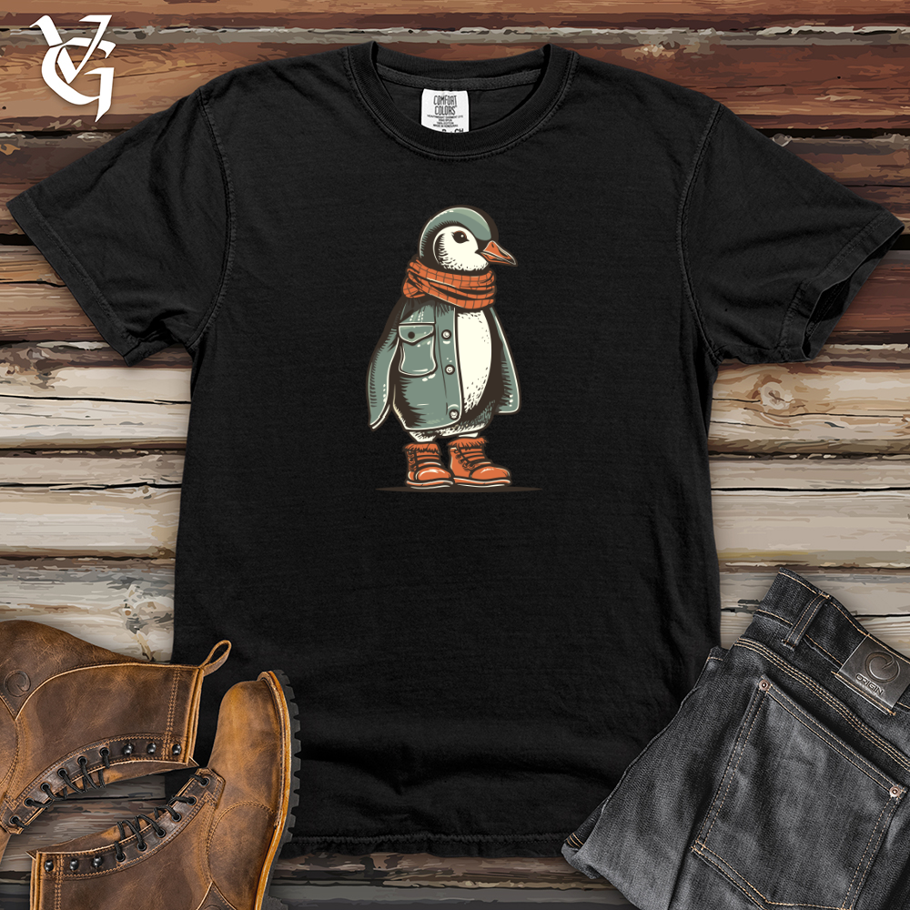 Viking Goods Frosty Footsteps Heavy Cotton Comfort Colors Tee Black / L