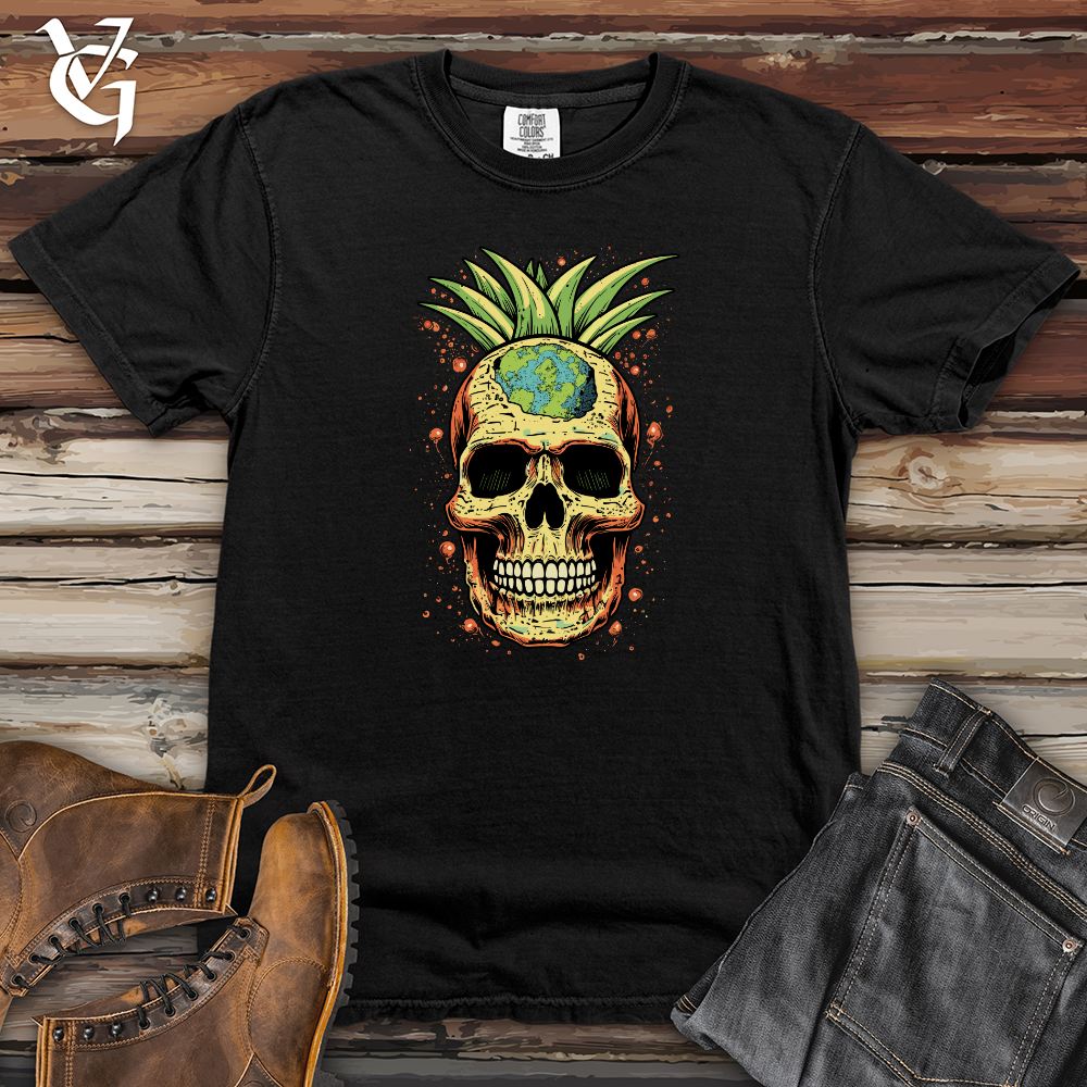 Viking Goods Galactic Pineapple Earth  Heavy Cotton Comfort Colors Tee Black / L