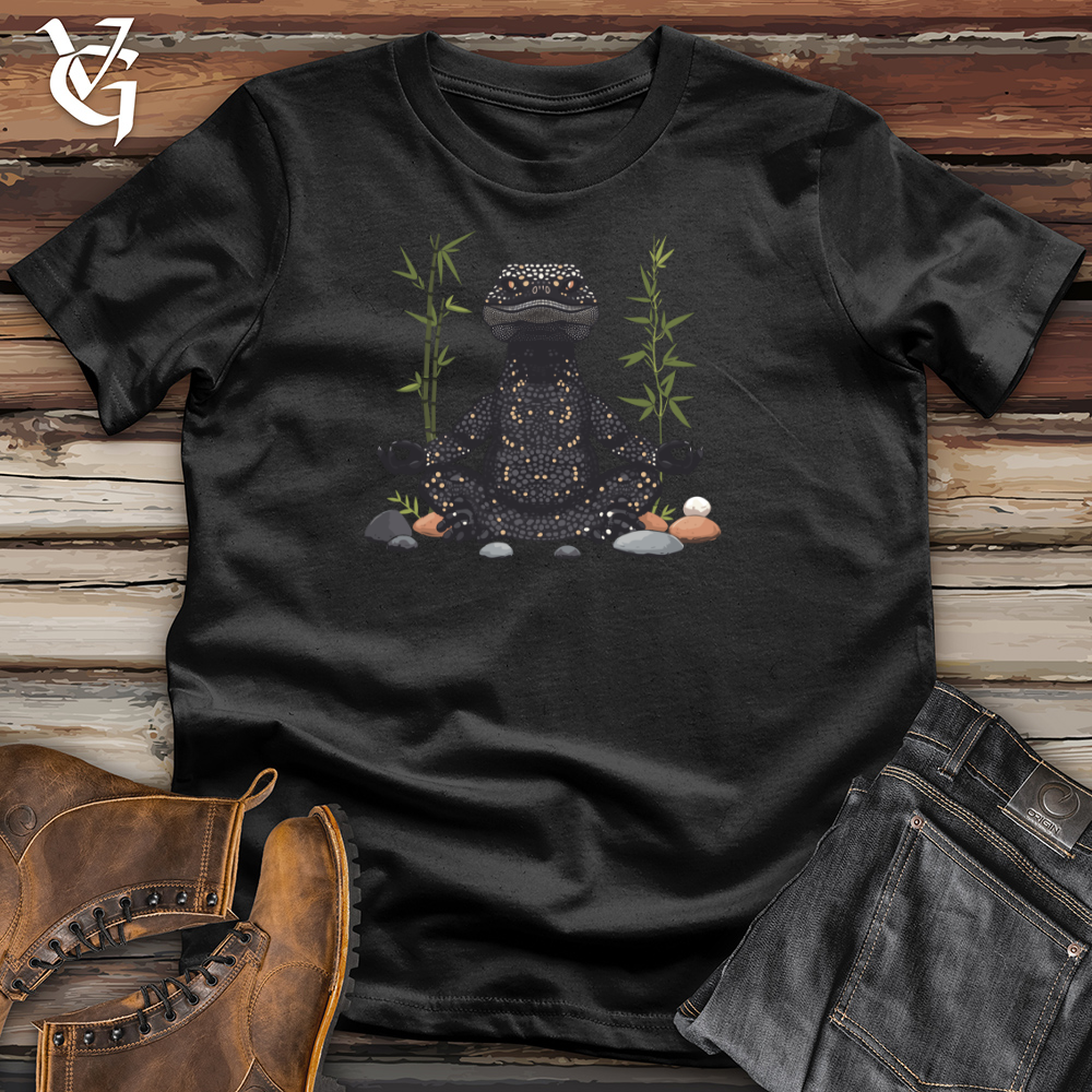 Viking Goods Gila Monster Meditation Cotton Tee Black / L