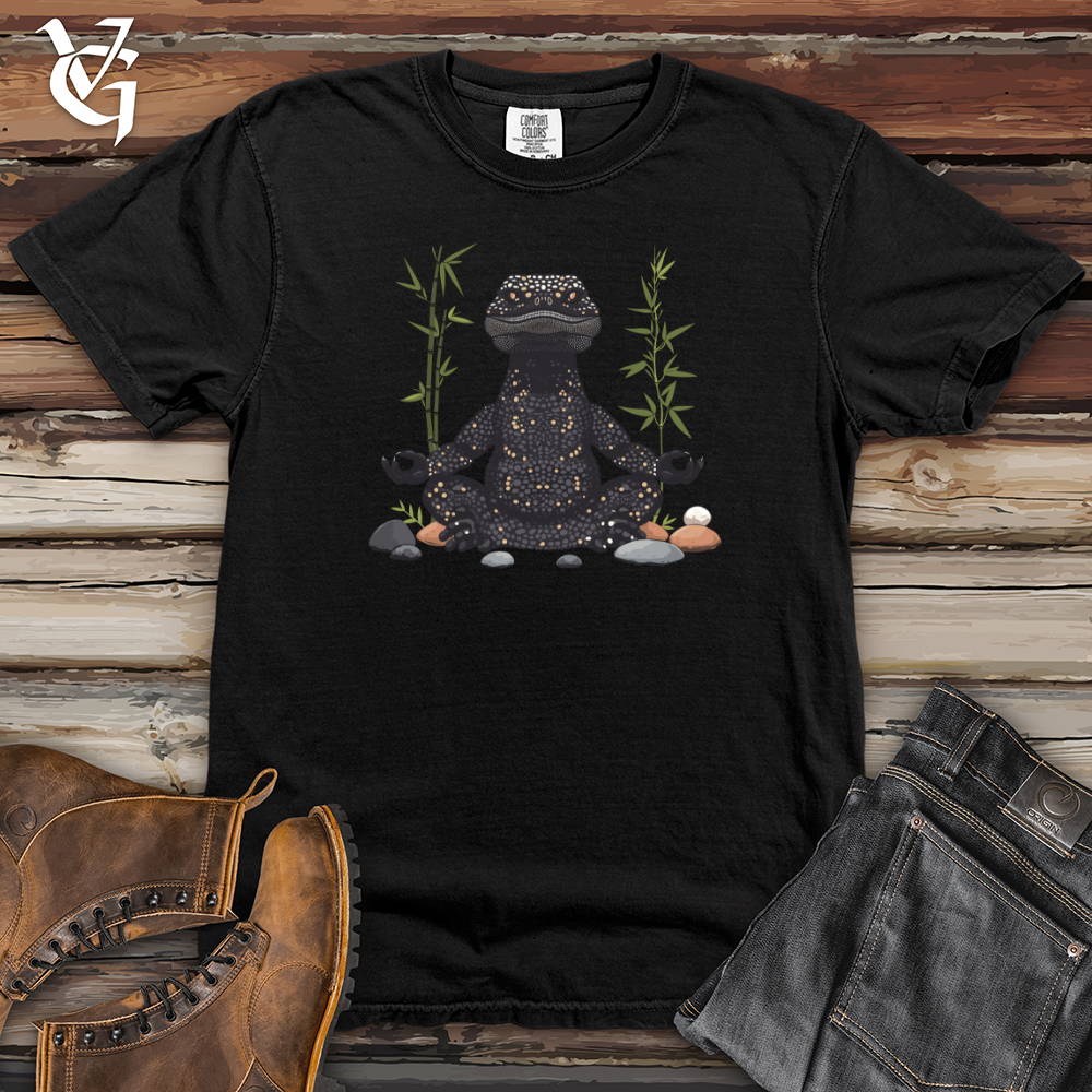 Viking Goods Gila Monster Meditation Heavy Cotton Comfort Colors Tee Black / L
