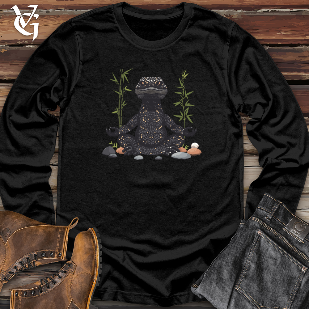 Viking Goods Gila Monster Meditation Long Sleeve Black / L