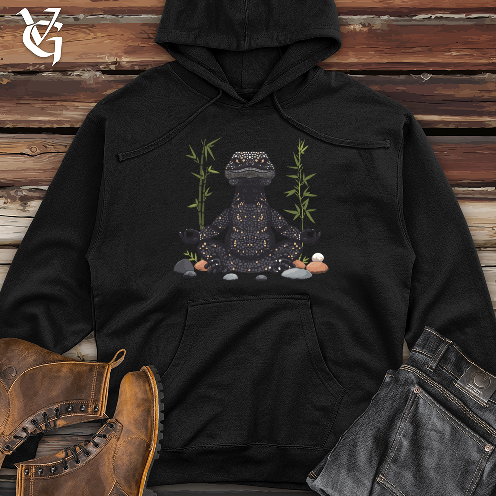 Viking Goods Gila Monster Meditation Midweight Hooded Sweatshirt Army / L