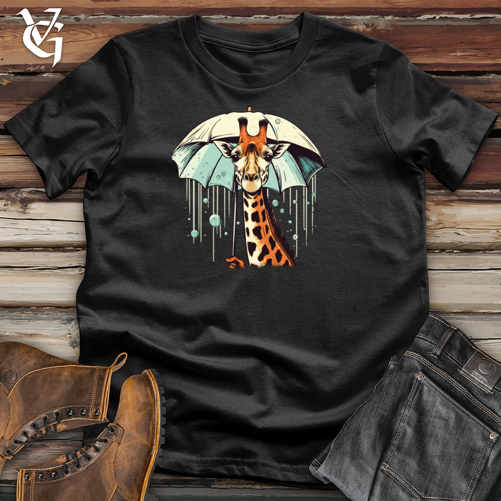 Viking Goods Giraffe Sky-High Rain Shelter Serenity Cotton Tee Black / L