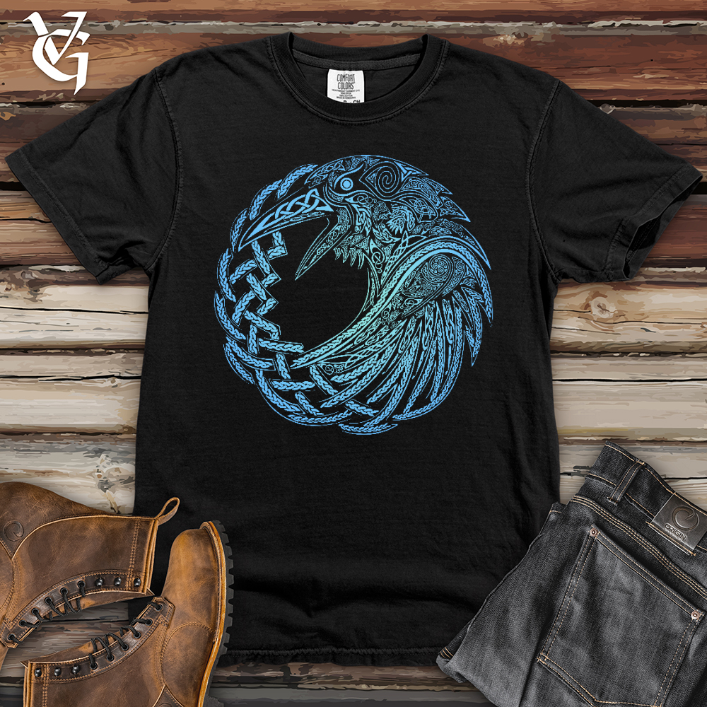 Viking Goods Glass Raven Heavy Cotton Comfort Colors Tee Black / L