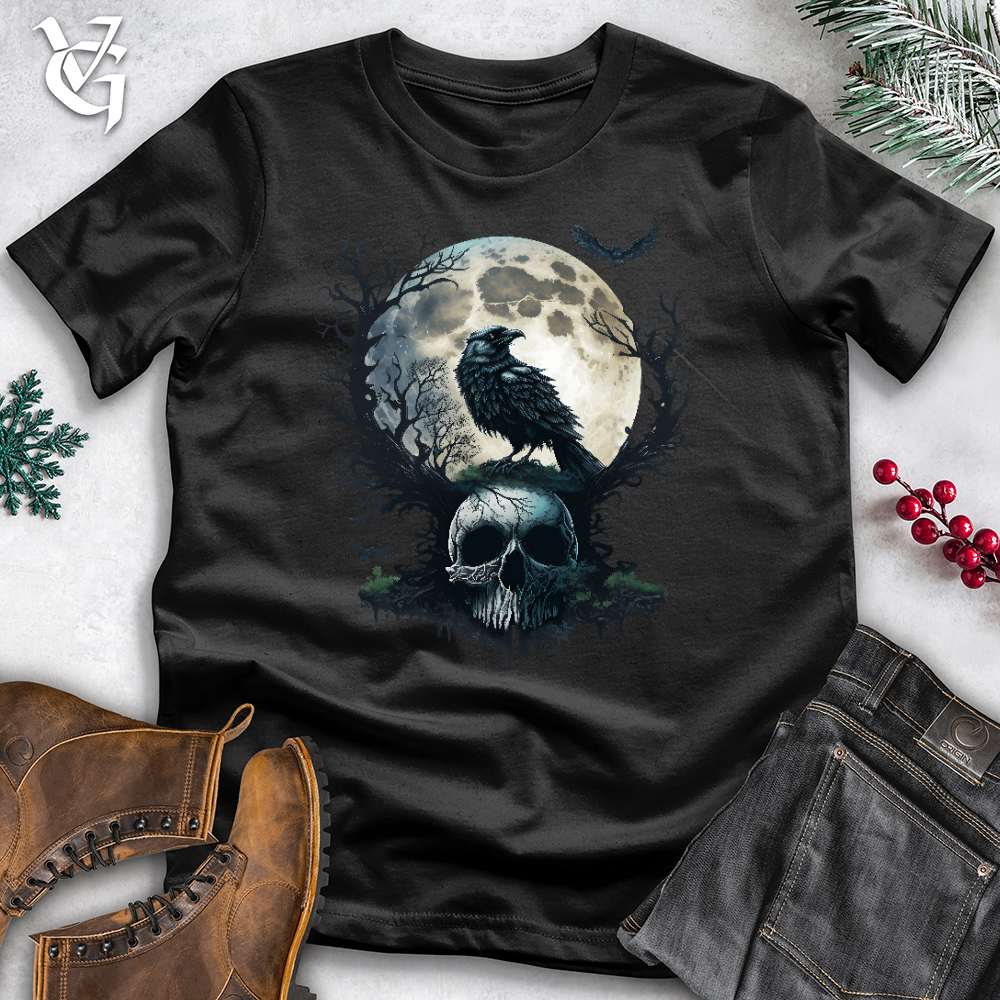 Viking Goods Graveyard Raven Cotton Tee Black / L